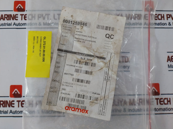 Schlumberger 9021-95 O-ring (Size -123, 1.174 In, 0.103 In, Fkm, 95A)