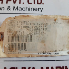 Schlumberger Tt3329-2 Platin. Resis.Thermometer