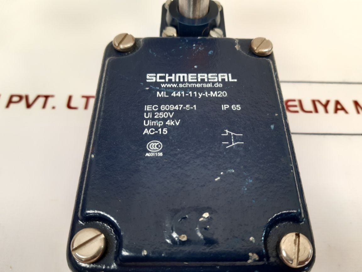 Schmersal Ml 441-11Y-t-m20 Limit Switch