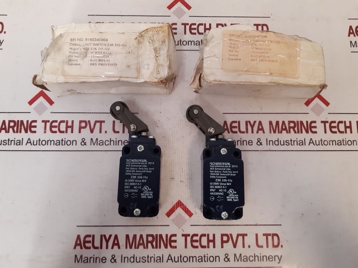 Schmersal Z3K 335-11Z Limit Switch 4A 500V