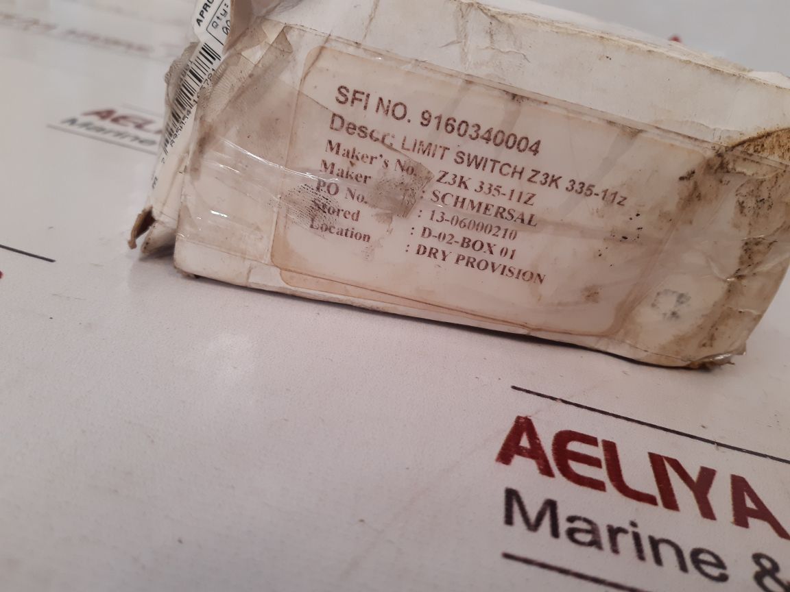 Schmersal Z3K 335-11Z Limit Switch 4A 500V