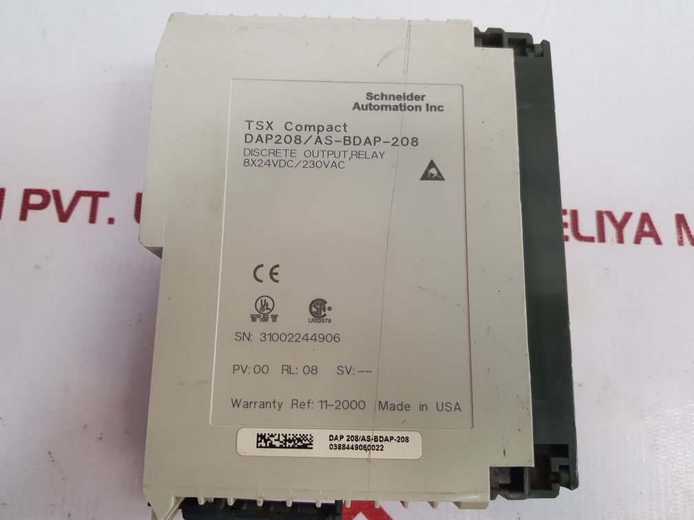 Schneider Dap208/As-bdap-208 Tsx Compact Output Relay