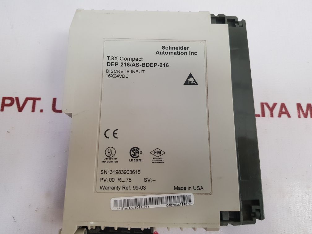 Schneider Dep 216/As-bdep-216 Tsx Compact Input Module Used