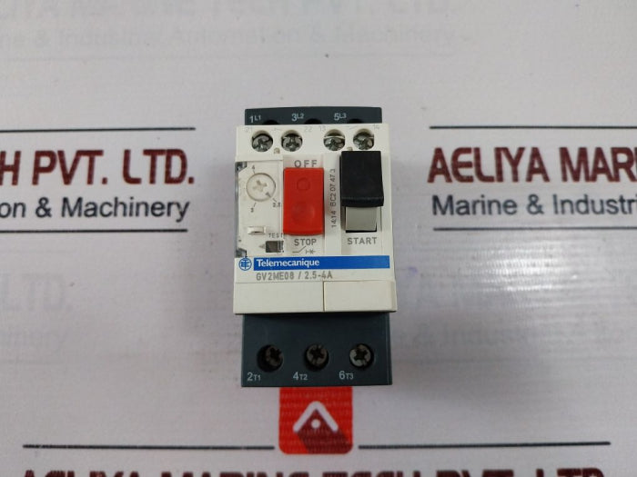 Schneider Eiectric Telemecanique Gv2Me08 Motor Circuit Breaker 2.5-4A
