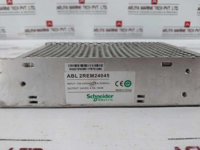 Schneider Electric Abl 2Rem24045 Switching Mode Power Supply 100-240Vac 2-1A 50/60Hz