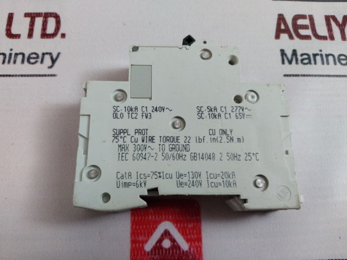 Schneider Electric C15A Circuit Breaker 15A 1P 110Vac