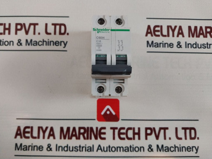 Schneider Electric C60H C10 Circuit Breaker 400V 10A 2-pole