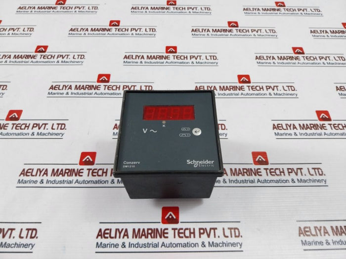 Schneider Electric Conzerv Dm1210 Digital Voltage Panel Meter