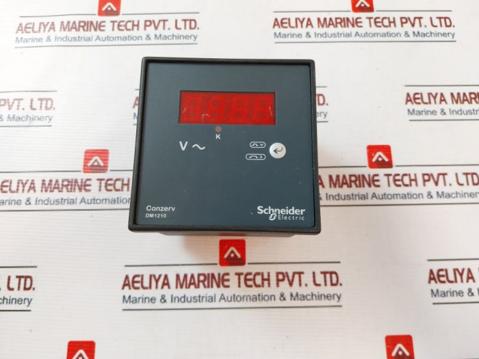 Schneider Electric Conzerv Dm1210 Digital Voltage Panel Meter 50/60Hz