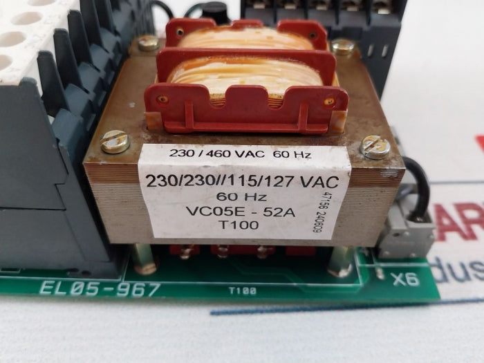 Schneider Electric El05-967 Control Card 600v Max 2f10244 A600 Q600