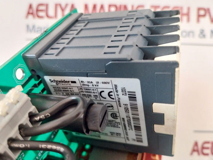 Schneider Electric El05-967 Control Card 600v Max 2f10244 A600 Q600