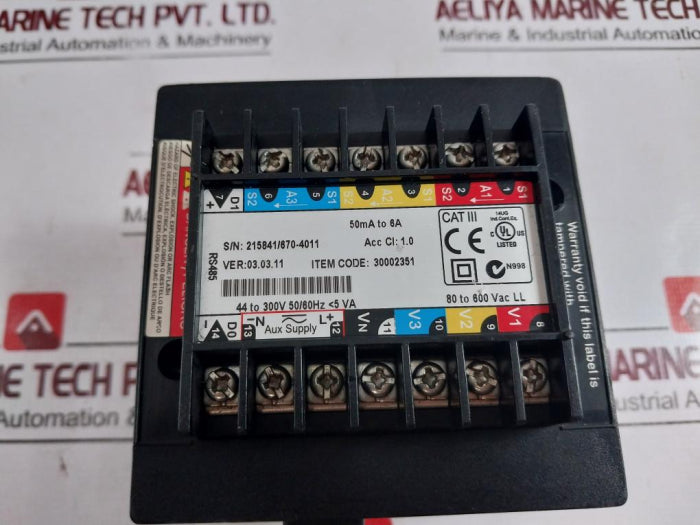 Schneider Electric Em6436 Conzerv Led Display Load Monitor 3000235 Ver: 03.03.11