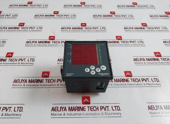 Schneider Electric Em6436 Conzerv Led Display Load Monitor 30002351 Ver: 03.03.11