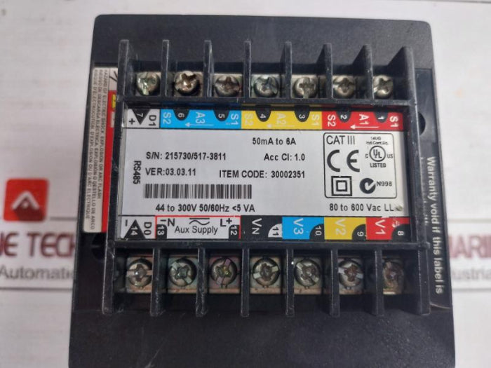 Schneider Electric Em6436 Load Monitor Led Display 50Ma To 6A 30002351 03.03.11
