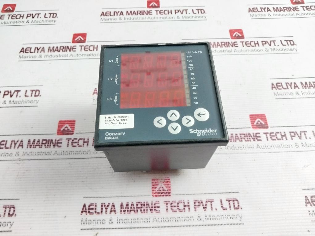 Schneider Electric Em6436 Dual Source Energy Meter 44 To 300V 50/60 Hz