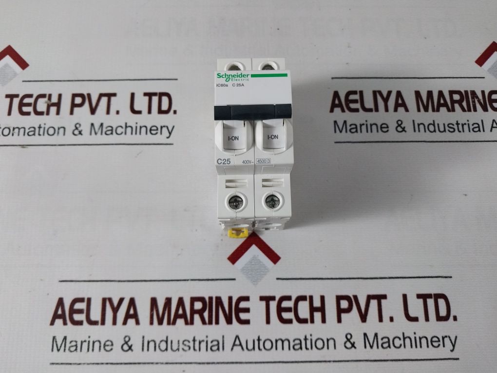 Schneider Ic60a Circuit Breaker 25a 50/60hz 400v 6kv 50°C