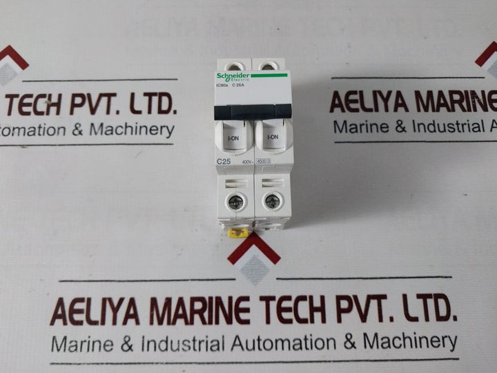Schneider Ic60a Circuit Breaker 25a 50/60hz 400v 6kv 50°C