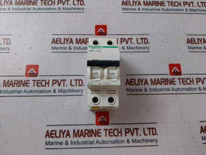 Schneider Electric Ic60H C 10A Miniature Circuit Breaker 10000A 400V