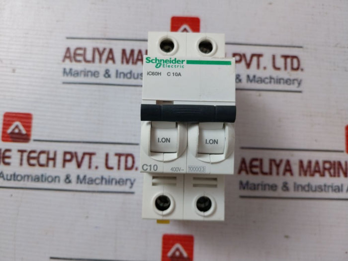 Schneider Electric Ic60H C 10A Miniature Circuit Breaker 10000A 400V
