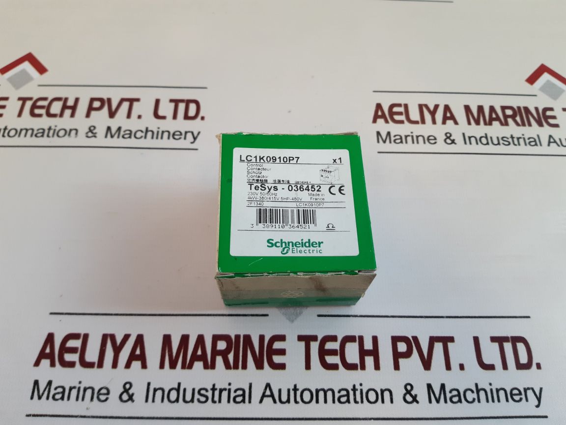 Schneider Electric Lc1K0910P7 Contactor