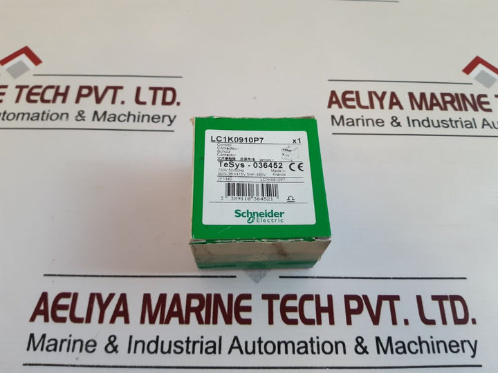 Schneider Electric Lc1K0910P7 Contactor