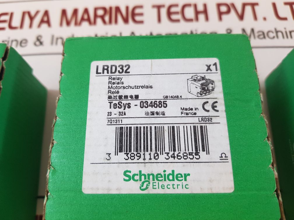 Schneider Electric Lrd32 Thermal Overload Relay 690V-50/60 Hz 10A