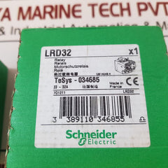 Schneider Electric Lrd32 Thermal Overload Relay 690V-50/60 Hz 10A