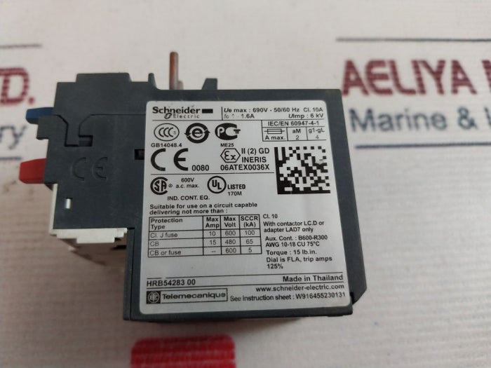 Schneider Electric/Telemecanique Lrd 06 Overload Relay With Contactor 1-1.6 A
