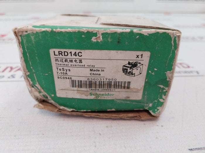 Schneider Electric Lrd 14C Thermal Overload Relay Iec 60947-4-1 10A