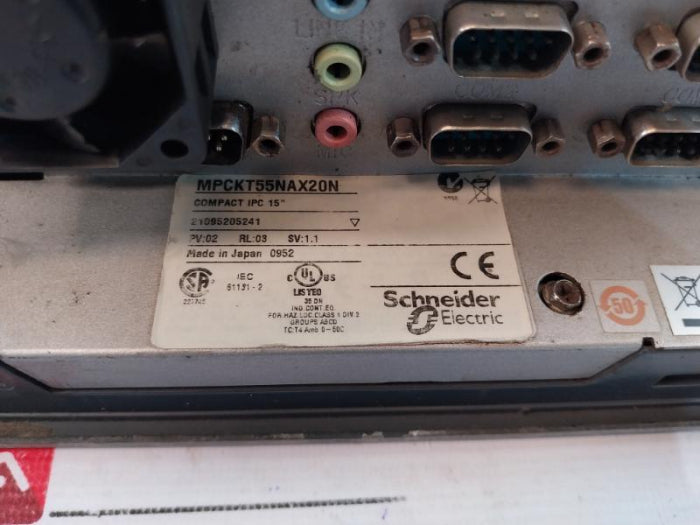 Schneider Electric Mpckt55Nax20N Touchscreen Display Iec 61131-2 (Not Working)
