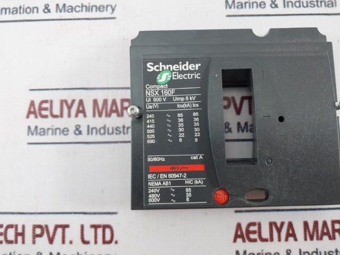 Schneider Electric Nsx 160F Circuit Breaker (Compact) Ui 800V 50/60Hz