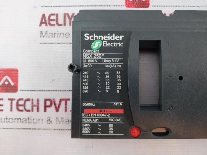 Schneider Electric Nsx 250F Front Cover Of Compact Circuit Breaker Ui 800V