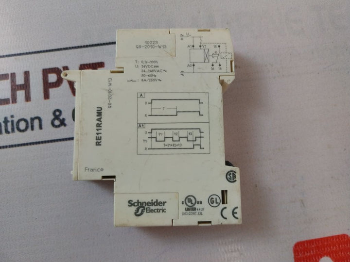 Schneider Electric Re11Ramu Modular Timing Relay 8A/250V