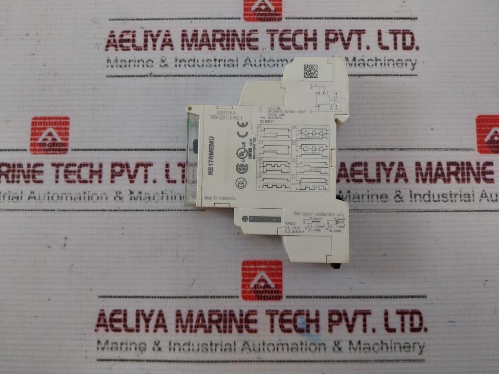 Schneider Electric Re17Rmemu Time Delay Relay 24-240Vac 50-60Hz 32Va