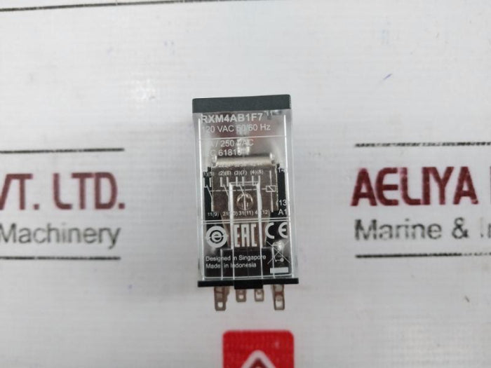 Schneider Electric Rxm4Ab1F7 Miniature Plug-in Relay 120Vac 50/60Hz