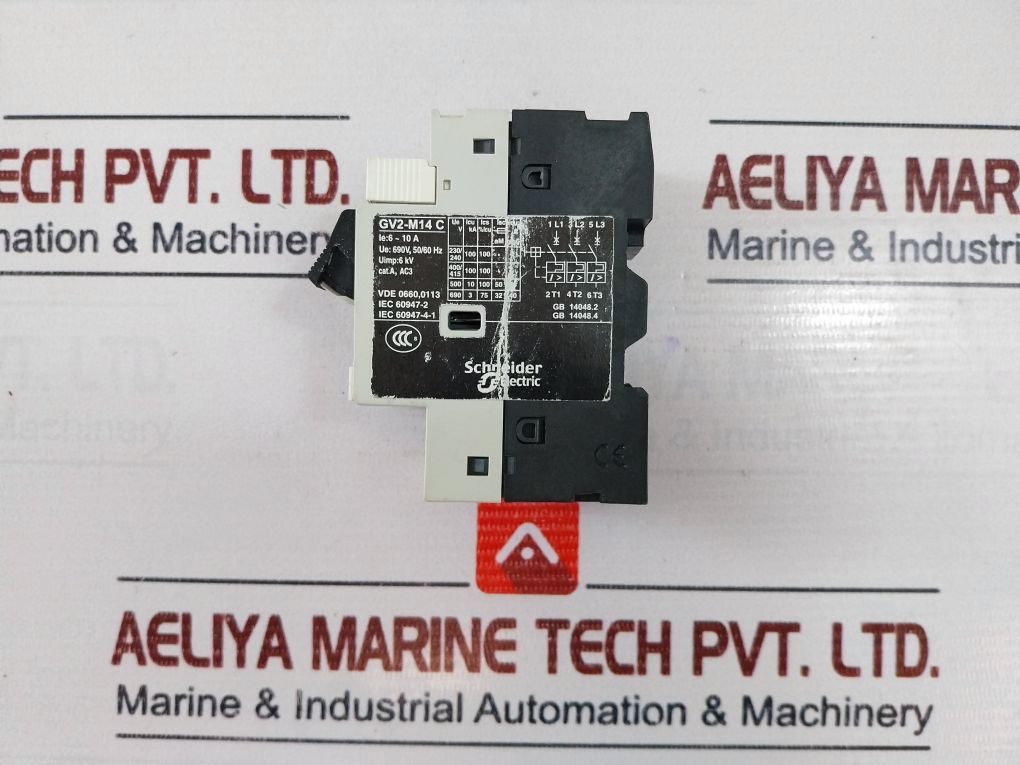 Schneider Electric Telemecanique Gv2-m14 Motor Circuit Breaker 690V 6-10 A