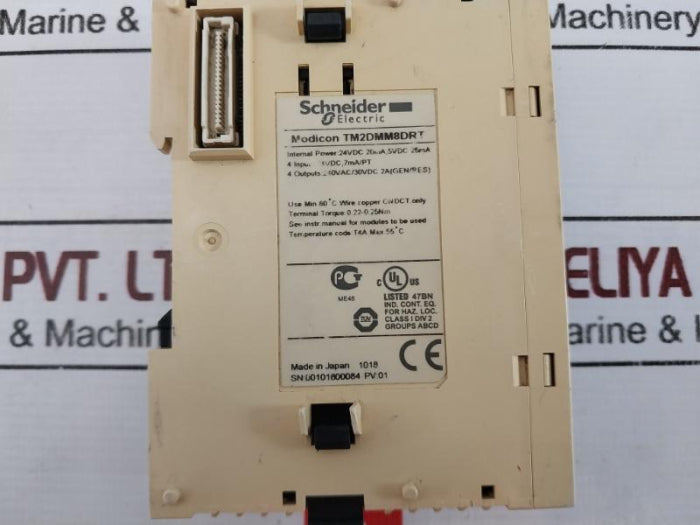 Schneider Electric Tm2Dmm8Drt Discrete Input/Output Module 4 Inputs 24Vdc