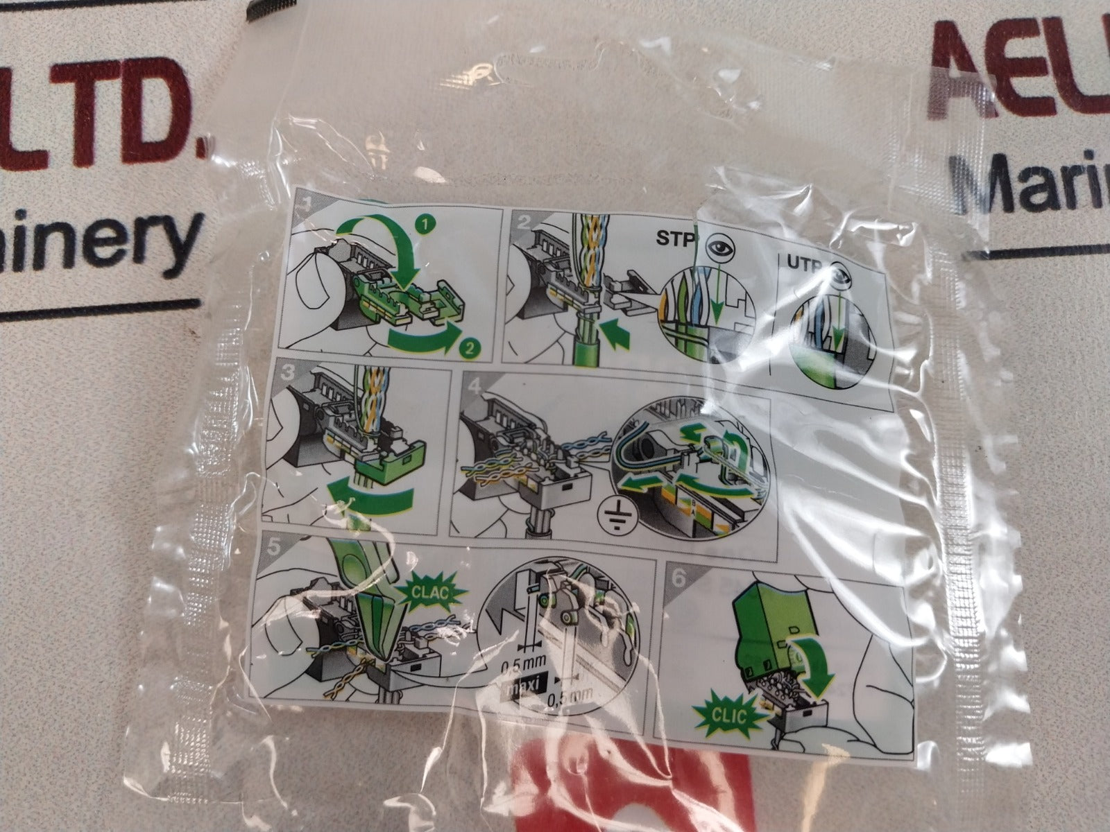 Lot Of 7X SCHNEIDER ELECTRIC VDIB1771XB01 Connector Rj45 Shielded CAT 6A X1-2017