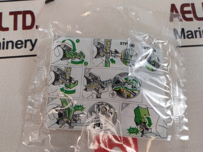 Lot Of 7X Schneider Electric Vdib1771Xb01 Connector Rj45 Shielded Cat 6A