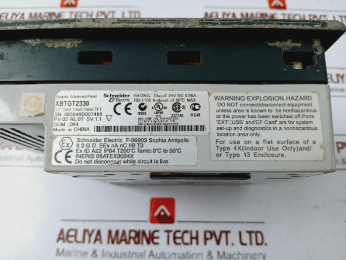 Schneider Electric Xbtgt2330 Magelis Advanced Touch Panel 5.7In Tft
