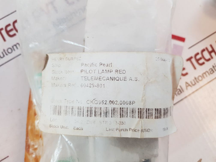 Schneider Electric Zb.-.V4 Pilot Lamp Red