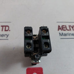 Schneider Electric ZBE-101 Contact Block Screw Clamp With Rotary Switch