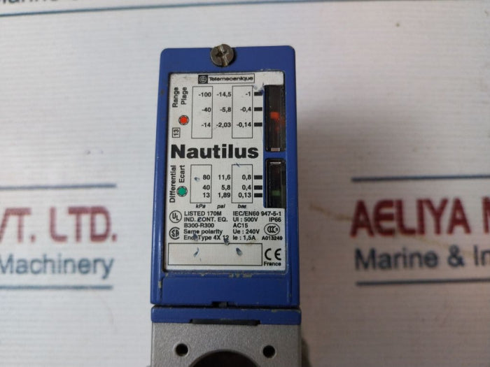 Schneider Electric Xml Bm02V2S11 Pressure Switch 13-80 Kpa