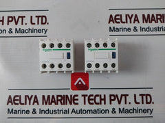 Lot of 2X Schneider Electric Ladn04 Auxiliary Contact Block