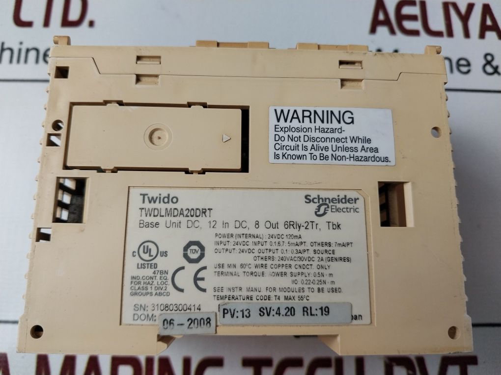 Schneider Electric Twdlmda20Drt Programmable Controller