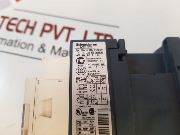 Schneider/Telemecanique Lc1D09B7 Contactor
