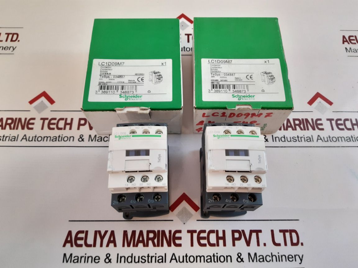 Schneider/Telemecanique Lc1D09M7 Contactor 220V 50/60Hz