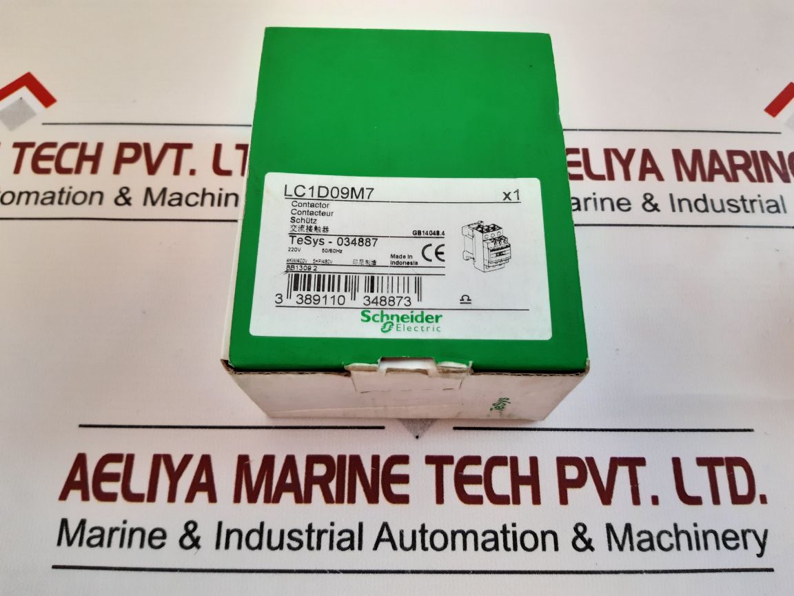 Schneider/Telemecanique Lc1D09M7 Contactor 220V 50/60Hz