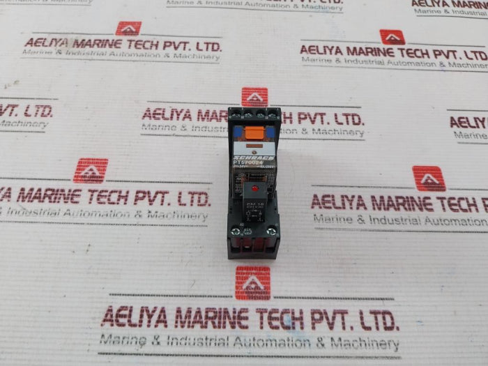 Schrack Pt570024 Relay With Pt78742 Base 24V Dc
