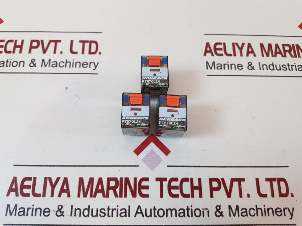 Lot of 11X Schrack PT570L24 Relay